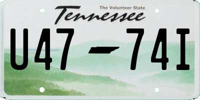 TN license plate U4774I