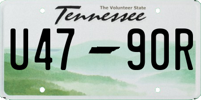 TN license plate U4790R