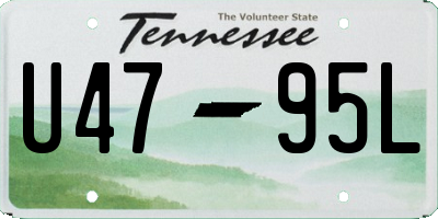 TN license plate U4795L