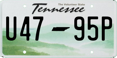 TN license plate U4795P