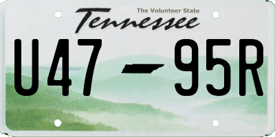 TN license plate U4795R