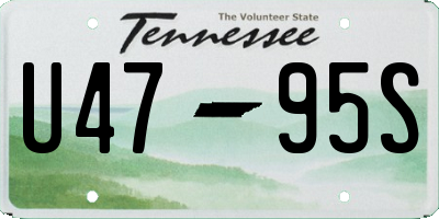 TN license plate U4795S