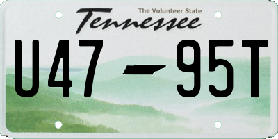 TN license plate U4795T