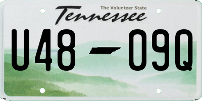 TN license plate U4809Q