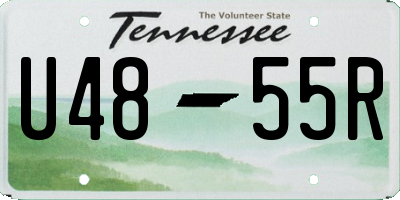 TN license plate U4855R