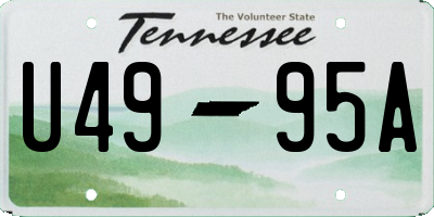 TN license plate U4995A