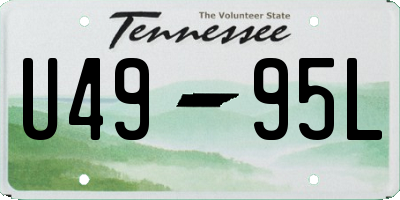 TN license plate U4995L