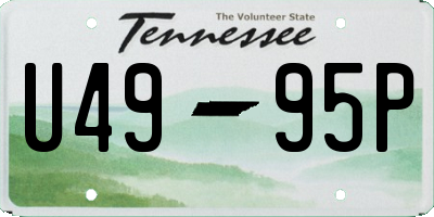 TN license plate U4995P