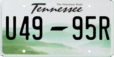 TN license plate U4995R