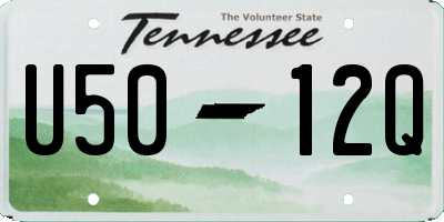 TN license plate U5012Q