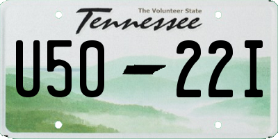TN license plate U5022I