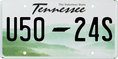 TN license plate U5024S