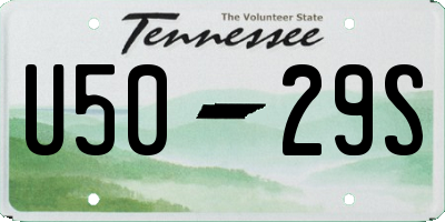 TN license plate U5029S