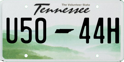 TN license plate U5044H
