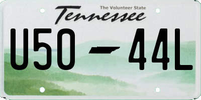 TN license plate U5044L