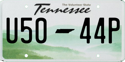 TN license plate U5044P