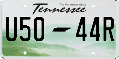 TN license plate U5044R