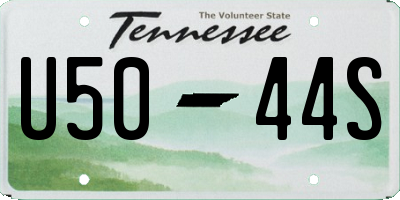 TN license plate U5044S