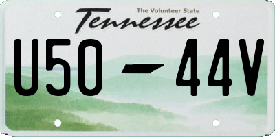 TN license plate U5044V
