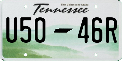 TN license plate U5046R