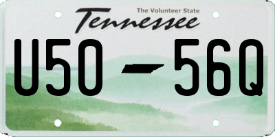 TN license plate U5056Q