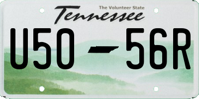 TN license plate U5056R