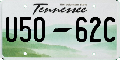 TN license plate U5062C