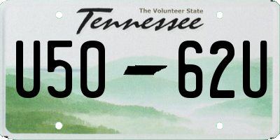 TN license plate U5062U