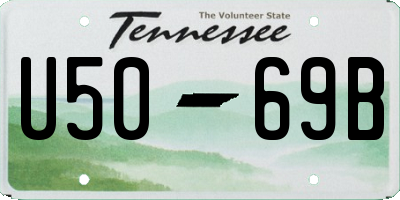 TN license plate U5069B