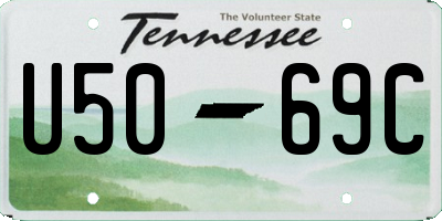 TN license plate U5069C