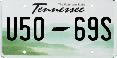 TN license plate U5069S