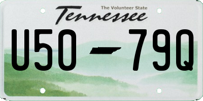 TN license plate U5079Q