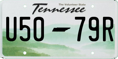 TN license plate U5079R