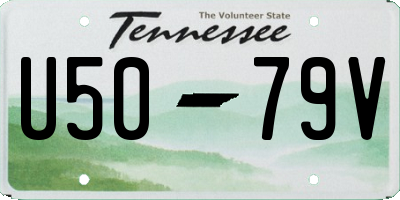 TN license plate U5079V