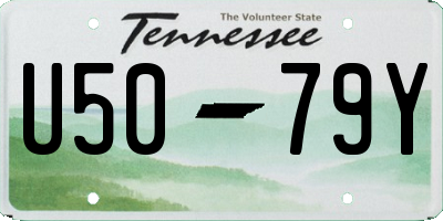 TN license plate U5079Y
