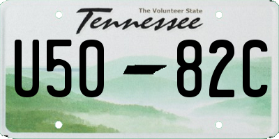 TN license plate U5082C