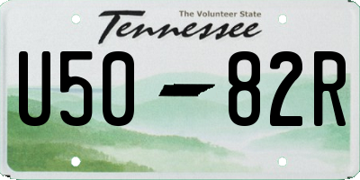 TN license plate U5082R