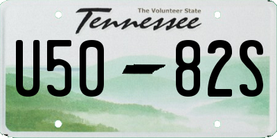 TN license plate U5082S