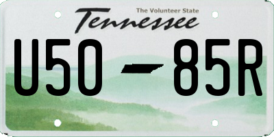 TN license plate U5085R