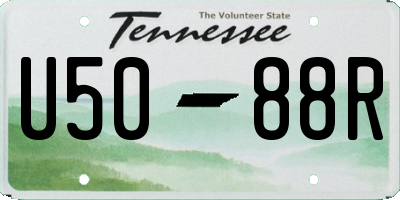 TN license plate U5088R