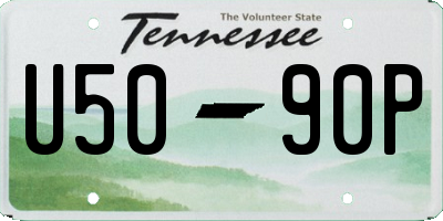 TN license plate U5090P