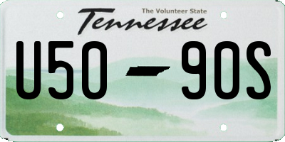 TN license plate U5090S