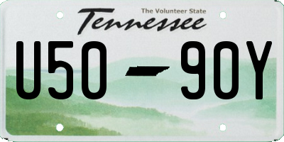 TN license plate U5090Y