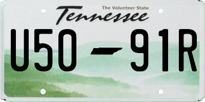 TN license plate U5091R