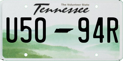 TN license plate U5094R