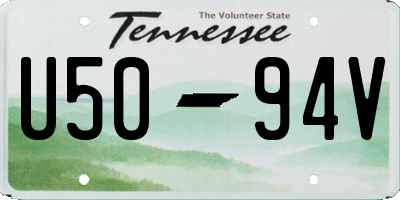TN license plate U5094V