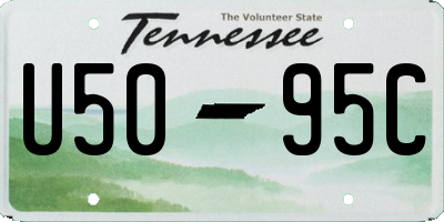 TN license plate U5095C