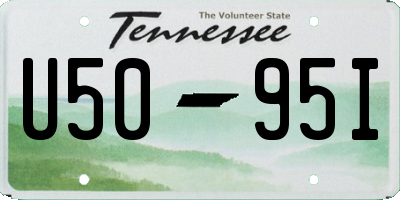 TN license plate U5095I