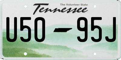 TN license plate U5095J