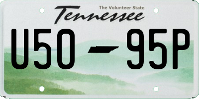 TN license plate U5095P